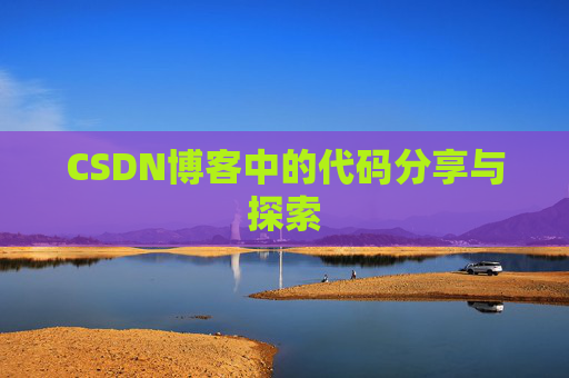 CSDN博客中的代码分享与探索
